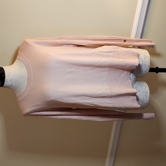 CALIA Journey Open Knit Sweater Crewneck Pullover - Picture 5 of 8